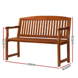Darrahopens Furniture > Outdoor Gardeon Outdoor Garden Bench Seat Wooden Chair Patio Furniture Timber Lounge