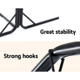 darrahopens Furniture > Outdoor Gardeon Outdoor Hammock Chair with Stand Hanging Hammock with Pillow Cream