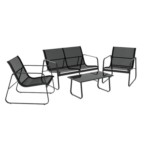 Darrahopens Furniture > Outdoor Gardeon Outdoor Lounge Setting Garden Patio Furniture Textilene Sofa Table Chair