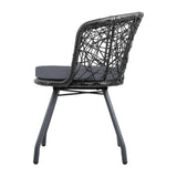 darrahopens Furniture > Outdoor Gardeon Outdoor Patio Chair and Table - Black