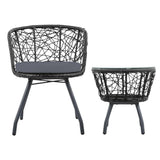 darrahopens Furniture > Outdoor Gardeon Outdoor Patio Chair and Table - Black