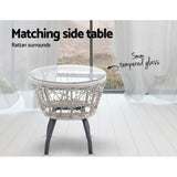 darrahopens Furniture > Outdoor Gardeon Outdoor Patio Chair and Table - Grey