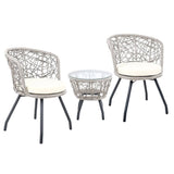 darrahopens Furniture > Outdoor Gardeon Outdoor Patio Chair and Table - Grey