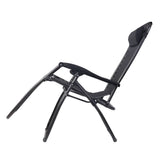 darrahopens Furniture > Outdoor Gardeon Outdoor Portable Recliner - Black