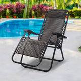 darrahopens Furniture > Outdoor Gardeon Outdoor Portable Recliner - Grey