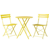 Darrahopens Furniture > Outdoor Gardeon Outdoor Setting Bistro Set Table and Chairs Folding Patio Furniture
