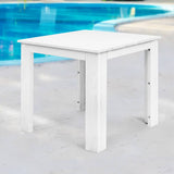 darrahopens Furniture > Outdoor Gardeon Outdoor Side Beach Table - White