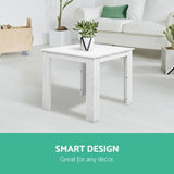 darrahopens Furniture > Outdoor Gardeon Outdoor Side Beach Table - White