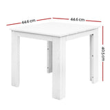 darrahopens Furniture > Outdoor Gardeon Outdoor Side Beach Table - White