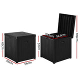 darrahopens Furniture > Outdoor Gardeon Outdoor Storage Box 195L Bench Seat Garden Deck Toy Tool Sheds