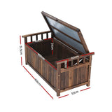 darrahopens Furniture > Outdoor Gardeon Outdoor Storage Box Wooden Garden Bench Chest Toy Tool Sheds Furniture