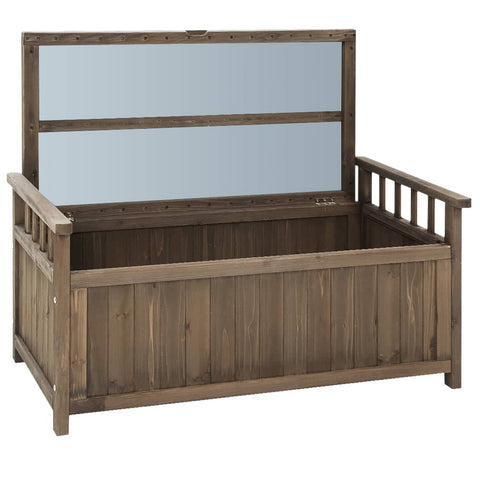 darrahopens Furniture > Outdoor Gardeon Outdoor Storage Box Wooden Garden Bench Chest Toy Tool Sheds Furniture