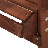 darrahopens Furniture > Outdoor Gardeon Outdoor Sun Lounge Beach Chairs Table Setting Wooden Adirondack Patio Brown Chair
