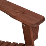 darrahopens Furniture > Outdoor Gardeon Outdoor Sun Lounge Beach Chairs Table Setting Wooden Adirondack Patio Brown Chair