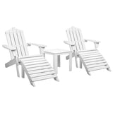 darrahopens Furniture > Outdoor Gardeon Outdoor Sun Lounge Beach Chairs Table Setting Wooden Adirondack Patio Chair