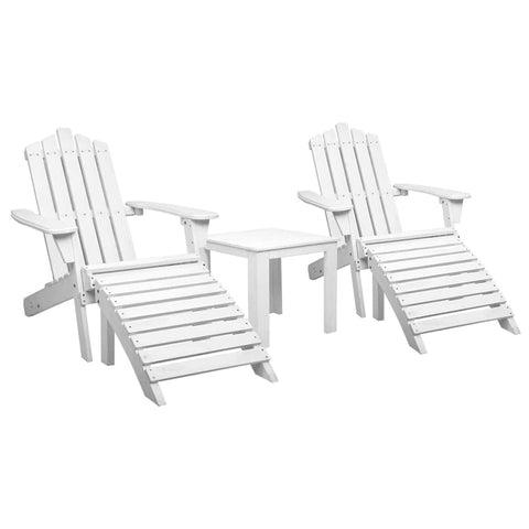 darrahopens Furniture > Outdoor Gardeon Outdoor Sun Lounge Beach Chairs Table Setting Wooden Adirondack Patio Chair