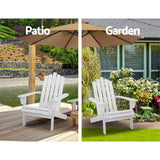 darrahopens Furniture > Outdoor Gardeon Outdoor Sun Lounge Beach Chairs Table Setting Wooden Adirondack Patio Chair Lounges