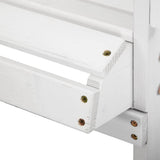 darrahopens Furniture > Outdoor Gardeon Outdoor Sun Lounge Beach Chairs Table Setting Wooden Adirondack Patio Chair White