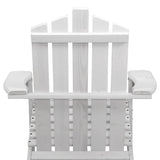 darrahopens Furniture > Outdoor Gardeon Outdoor Sun Lounge Beach Chairs Table Setting Wooden Adirondack Patio Chair White