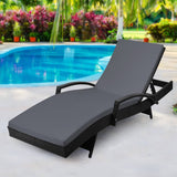 darrahopens Furniture > Outdoor Gardeon Outdoor Sun Lounge - Black
