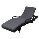darrahopens Furniture > Outdoor Gardeon Outdoor Sun Lounge - Black