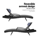 darrahopens Furniture > Outdoor Gardeon Outdoor Sun Lounge Furniture Day Bed Wicker Pillow Sofa Set