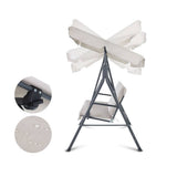 darrahopens Furniture > Outdoor Gardeon Outdoor Swing Chair Hammock 3 Seater Garden Canopy Bench Seat Backyard