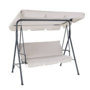 darrahopens Furniture > Outdoor Gardeon Outdoor Swing Chair Hammock 3 Seater Garden Canopy Bench Seat Backyard