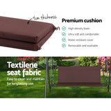 darrahopens Furniture > Outdoor Gardeon Outdoor Swing Chair Hammock 3 Seater Garden Canopy Bench Seat Backyard