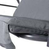 darrahopens Furniture > Outdoor Gardeon Outdoor Swing Chair Hammock Bench Seat Canopy Cushion Furniture Grey