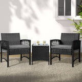 Darrahopens Furniture > Outdoor Gardeon Patio Furniture Outdoor Bistro Set Dining Chairs Setting 3 Piece Wicker