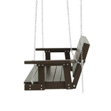 Darrahopens Furniture > Outdoor Gardeon Porch Swing Chair with Chain Outdoor Furniture 3 Seater Bench Wooden Brown