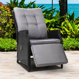 darrahopens Furniture > Outdoor Gardeon Recliner Chair Sun lounge Setting Outdoor Furniture Patio Wicker Sofa