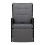 darrahopens Furniture > Outdoor Gardeon Recliner Chair Sun lounge Setting Outdoor Furniture Patio Wicker Sofa