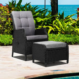 darrahopens Furniture > Outdoor Gardeon Recliner Chair Sun lounge Setting Outdoor Furniture Patio Wicker Sofa
