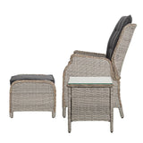 darrahopens Furniture > Outdoor Gardeon Recliner Chairs Sun lounge Outdoor Setting Patio Furniture Garden Wicker