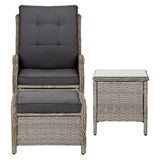 darrahopens Furniture > Outdoor Gardeon Recliner Chairs Sun lounge Outdoor Setting Patio Furniture Garden Wicker
