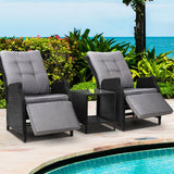 darrahopens Furniture > Outdoor Gardeon Recliner Chairs Sun lounge Setting Outdoor Furniture Patio Wicker Sofa