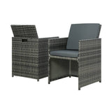 Darrahopens Furniture > Outdoor Gardeon Recliner Chairs Sun Lounge Wicker Lounger Outdoor Furniture Patio Sofa