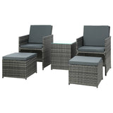 Darrahopens Furniture > Outdoor Gardeon Recliner Chairs Sun Lounge Wicker Lounger Outdoor Furniture Patio Sofa