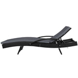 darrahopens Furniture > Outdoor Gardeon Set of 2 Outdoor Sun Lounge Chair with Cushion - Black