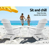 darrahopens Furniture > Outdoor Gardeon Set of 2 Outdoor Sun Lounge Chairs Patio Furniture Lounger Beach Chair Adirondack