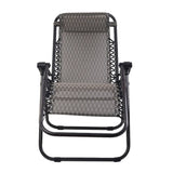 darrahopens Furniture > Outdoor Gardeon Set of 2 Zero Gravity Chairs Reclining Outdoor Furniture Sun Lounge Folding Camping Lounger Grey