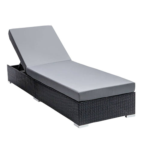 darrahopens Furniture > Outdoor Gardeon Sun Lounge Outdoor Furniture Day Bed Wicker Rattan Garden Sofa