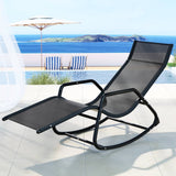 Darrahopens Furniture > Outdoor Gardeon Sun Lounge Rocking Chair Outdoor Lounger Patio Furniture Pool Garden