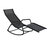 Darrahopens Furniture > Outdoor Gardeon Sun Lounge Rocking Chair Outdoor Lounger Patio Furniture Pool Garden