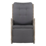 darrahopens Furniture > Outdoor Gardeon Sun lounge Setting Recliner Chair Outdoor Furniture Patio Wicker Sofa