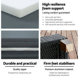 Darrahopens Furniture > Outdoor Gardeon Sun Lounge Wicker Lounger Day Bed Wheel Patio Outdoor Furniture Setting