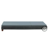 Darrahopens Furniture > Outdoor Gardeon Sun Lounge Wicker Lounger Day Bed Wheel Patio Outdoor Furniture Setting
