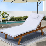 darrahopens Furniture > Outdoor Gardeon Sun Lounge Wicker Lounger Day Bed Wheel Patio Outdoor Setting Furniture